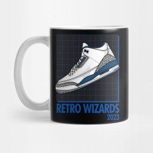 AJ 3 Retro Blue Sneaker Mug